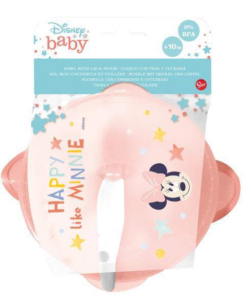 Piatto con ventosa e cucchiaino Minnie - immagine 3
