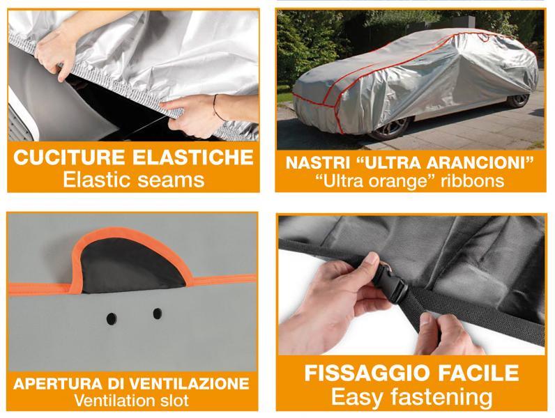 Copriauto antigrandine Storm Protector misura S - immagine 3