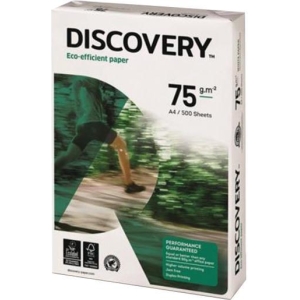 Conf. 5 risme carta A4 Discovery 75 g/mq