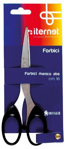 Forbici con manico in ABS 16 cm