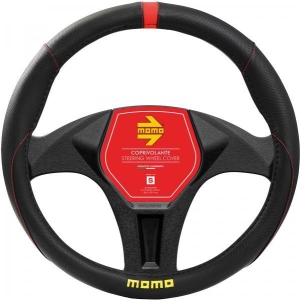 Coprivolante Elegant nero/rosso 38-39 cm