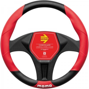 Coprivolante Tuning nero/rosso 36,5-37,9 cm