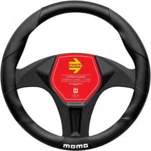 Coprivolante Tuning nero/carbonio opaco 38-39 cm