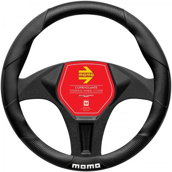 Coprivolante Tuning nero/carbonio opaco 38-39 cm