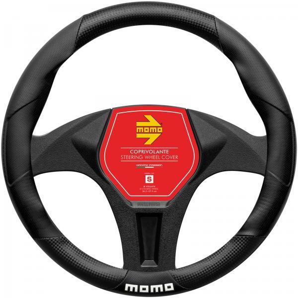 Coprivolante Tuning nero/carbonio opaco 36,5-37,9 cm