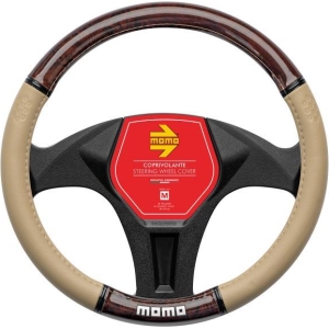 Coprivolante Luxury Wood pvc beige/marrone 38-39 cm