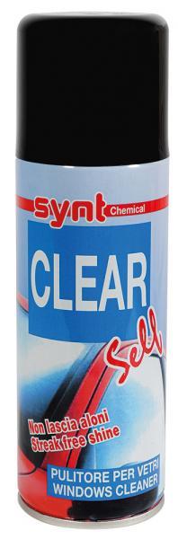 Conf. 12 pz Clear pulitore per vetri 200 mL