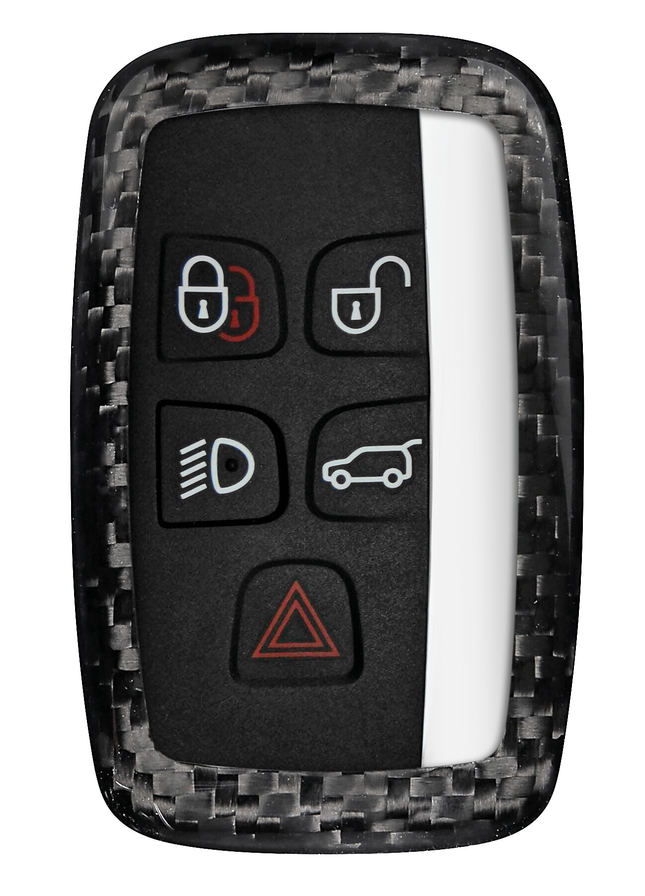 Cover in fibra di carbonio per chiavi auto, conf. singola - compatibile per - Jaguar, Land Rover - 1 - immagine 3