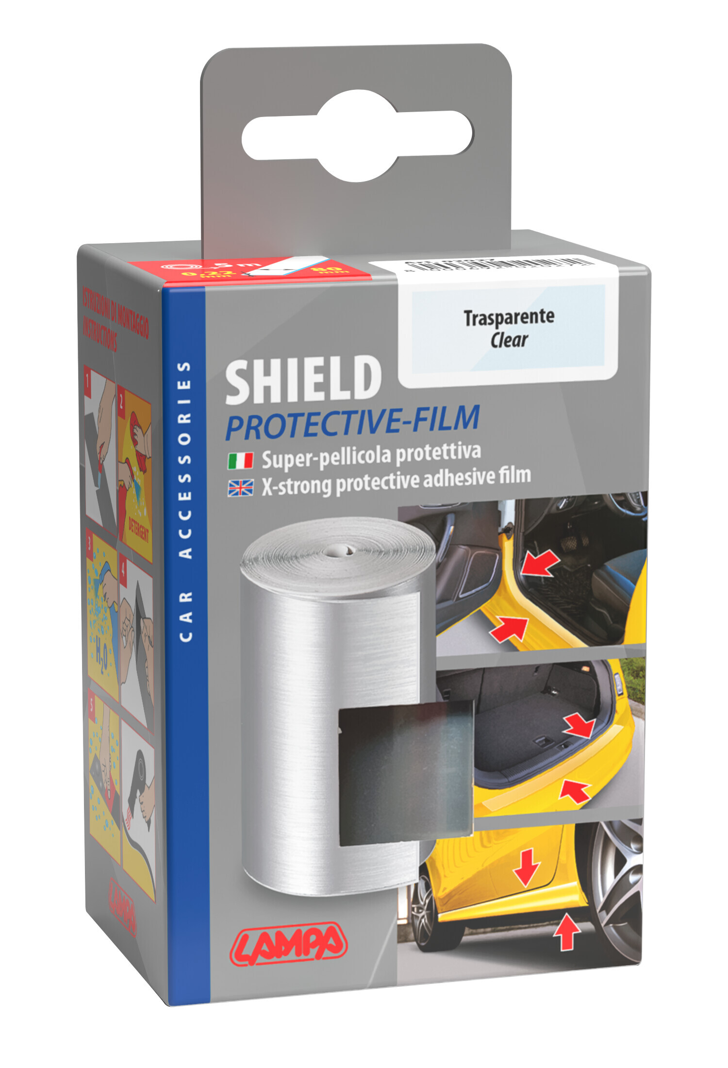 Shield, super-pellicola protettiva adesiva - Trasparente - immagine 7