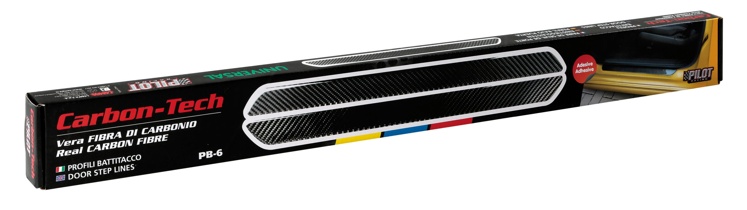 Carbon-Tech, profili battitacco - L - 600x36 mm - immagine 3