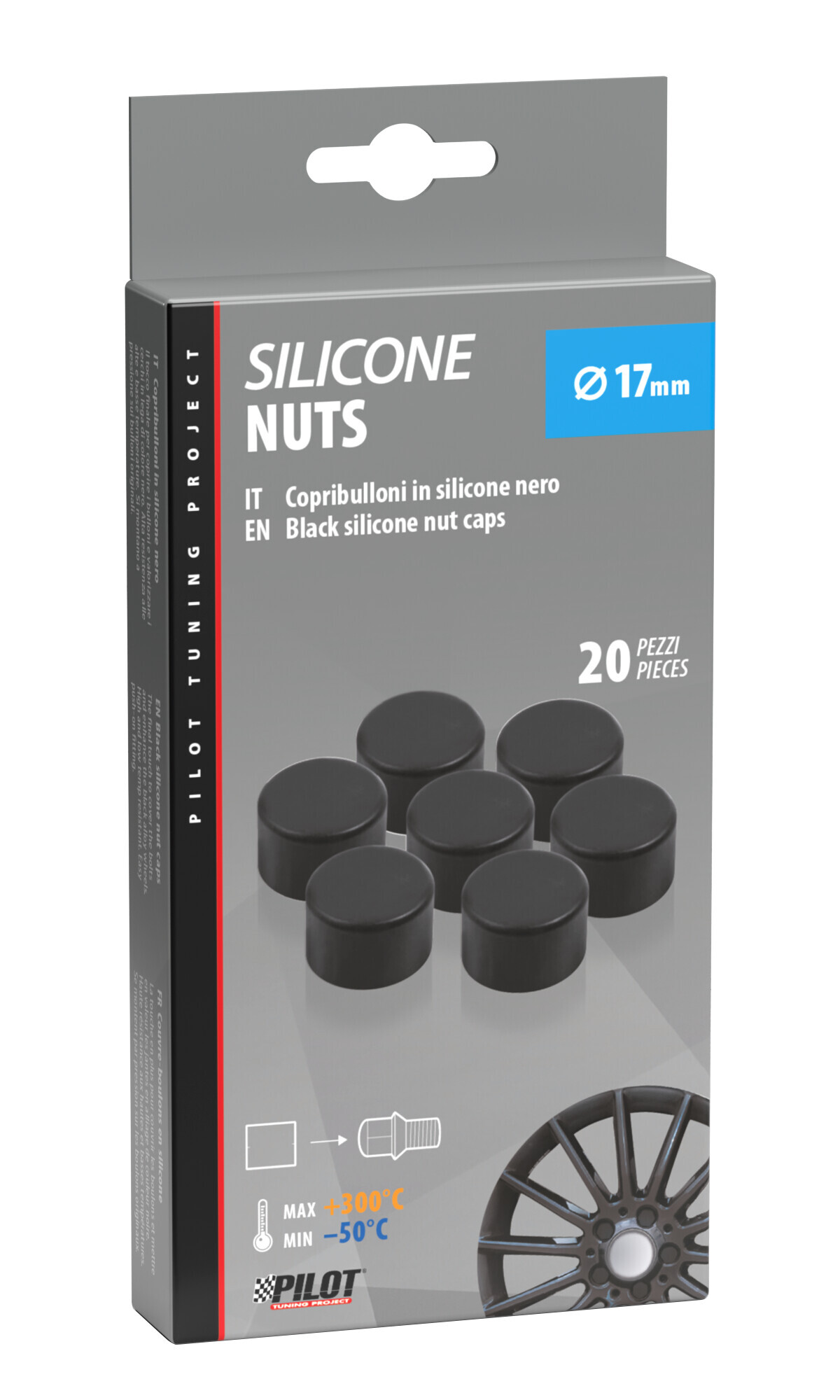 Copribulloni in silicone, 20 pz - 17 mm - immagine 4