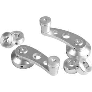 Racing Levers, kit leve alzacristalli - 6 cm - Alluminio