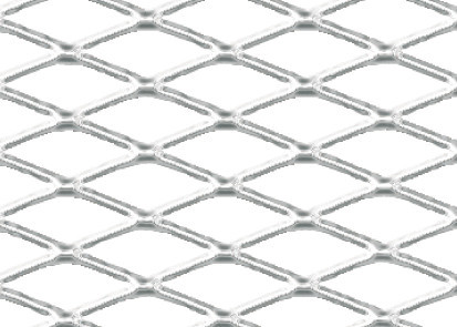 Racing Grill - Rombo medio 6x12 mm - 100x33 cm - Lucido