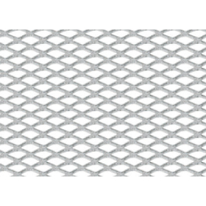 Racing Grill - Rombo fine 2x4 mm - 100x33 cm - Satinato