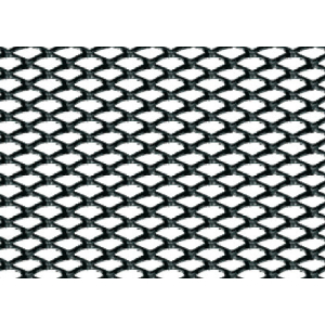 Racing Grill - Rombo fine 2x4 mm - 120x20 cm - Nero anodizzato