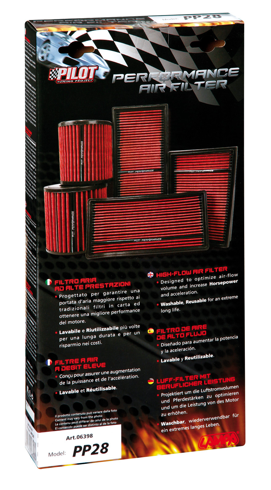 Filtro aria Pilot Performance PP28 - immagine 2