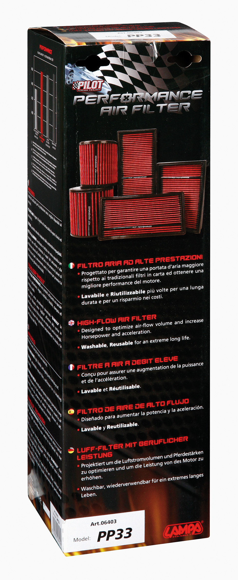 Filtro aria Pilot Performance PP33 - immagine 2