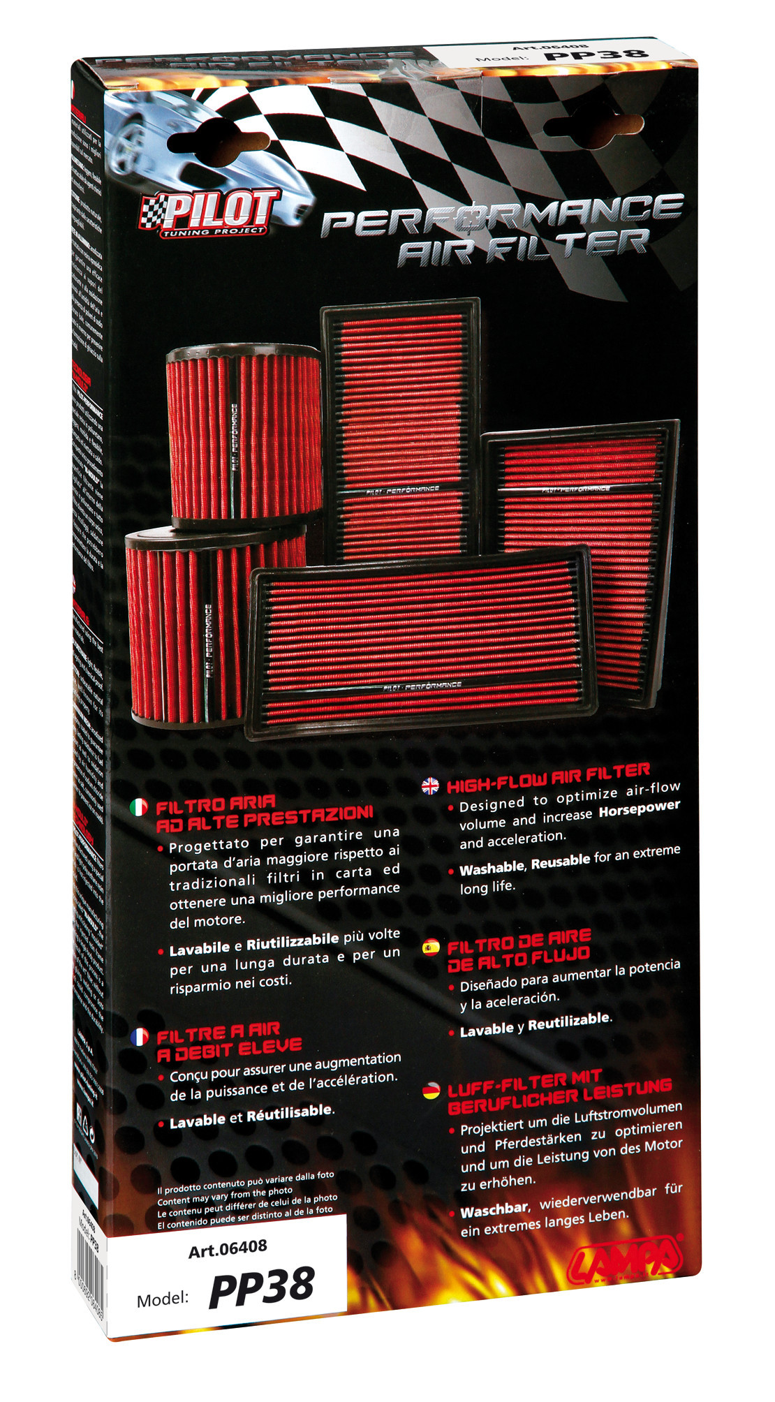 Filtro aria Pilot Performance PP38 - immagine 2