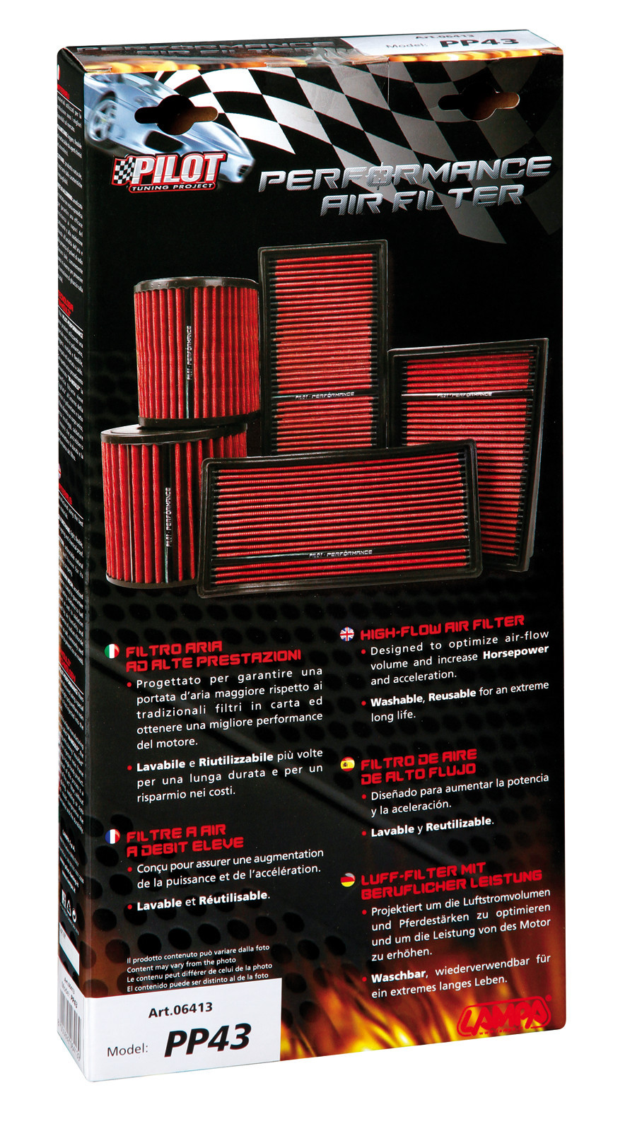 Filtro aria Pilot Performance PP43 - immagine 2