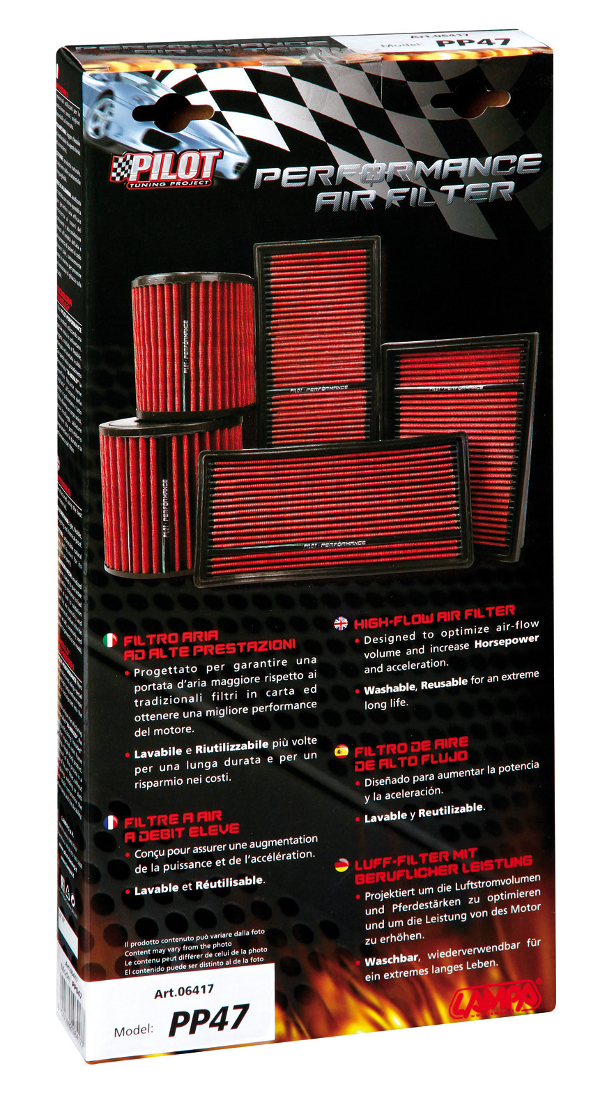 Filtro aria Pilot Performance PP47 - immagine 2