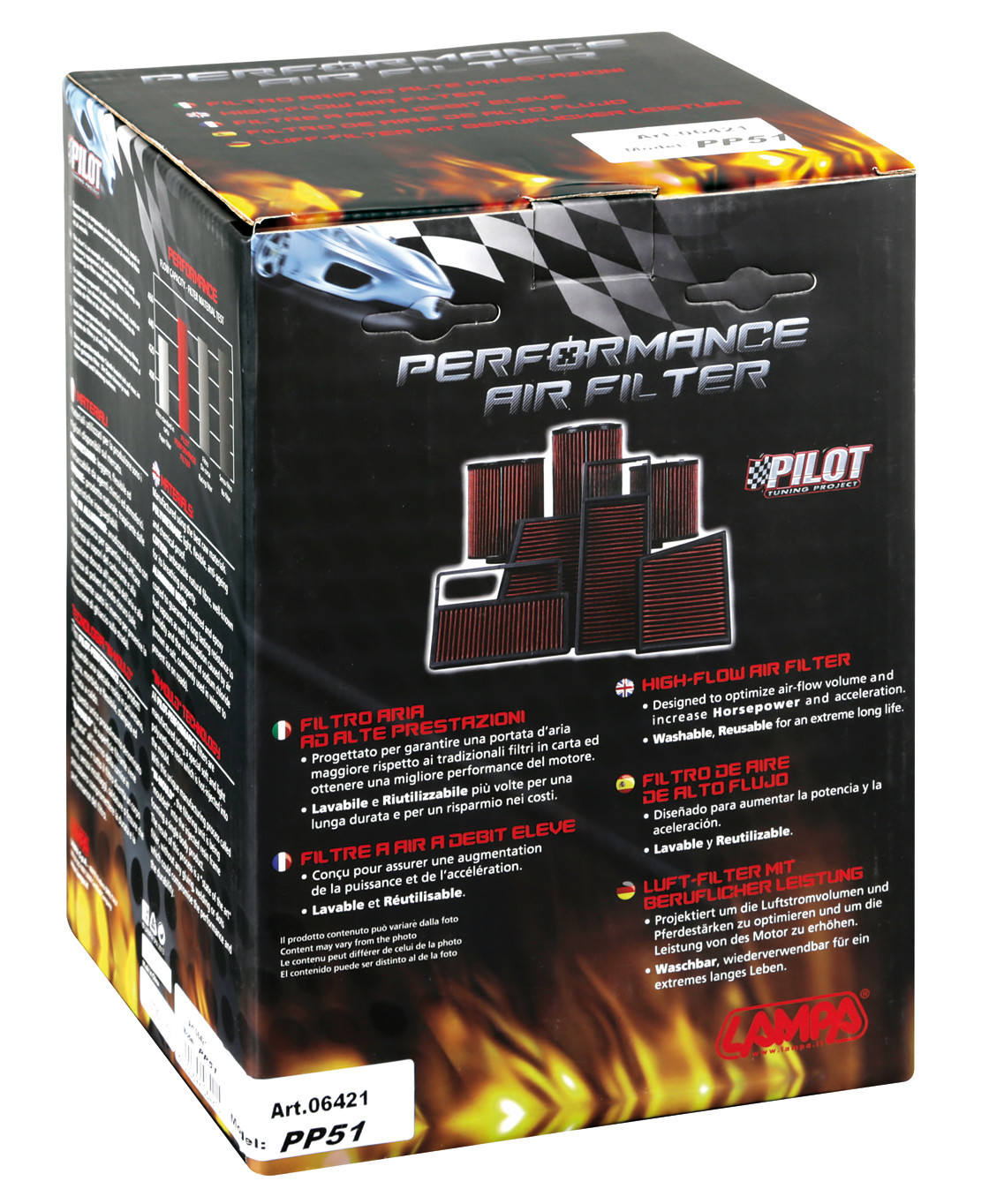 Filtro aria Pilot Performance PP51 - immagine 2