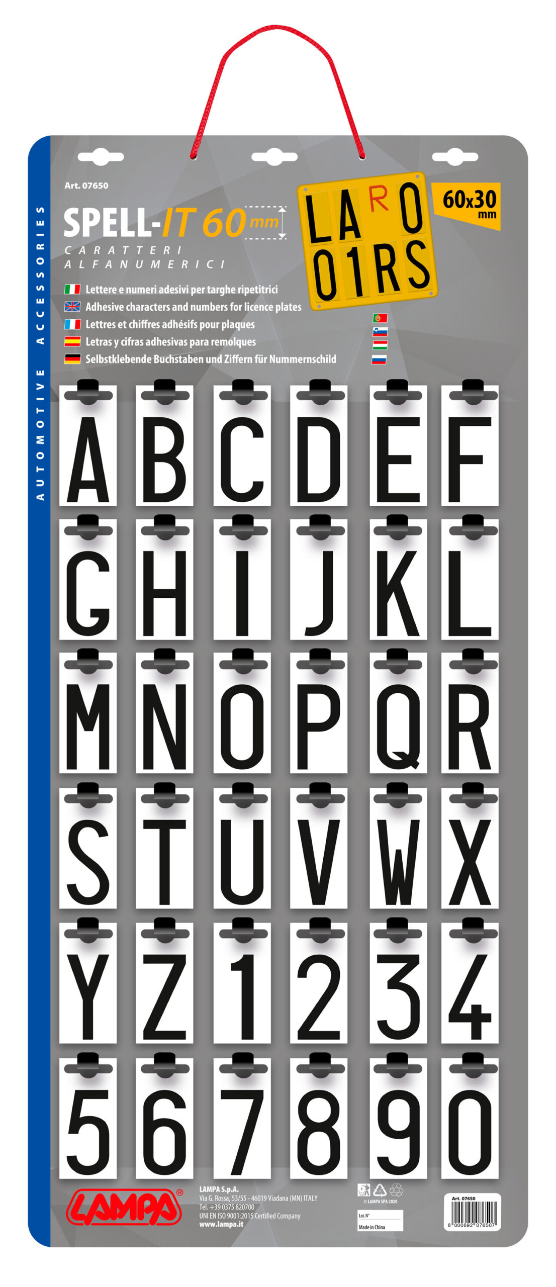 Spell-It, assortimento completo in espositore da 360 pezzi - 60x30 mm