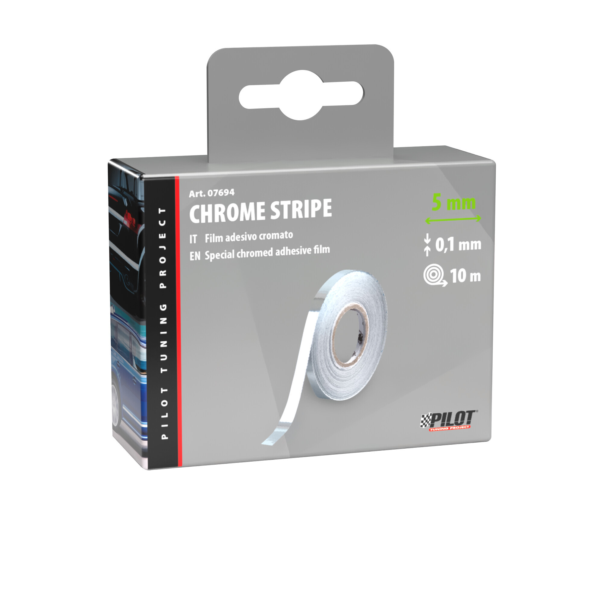 Maniac-Chrome Stripe - 10 m - 5 mm - immagine 6