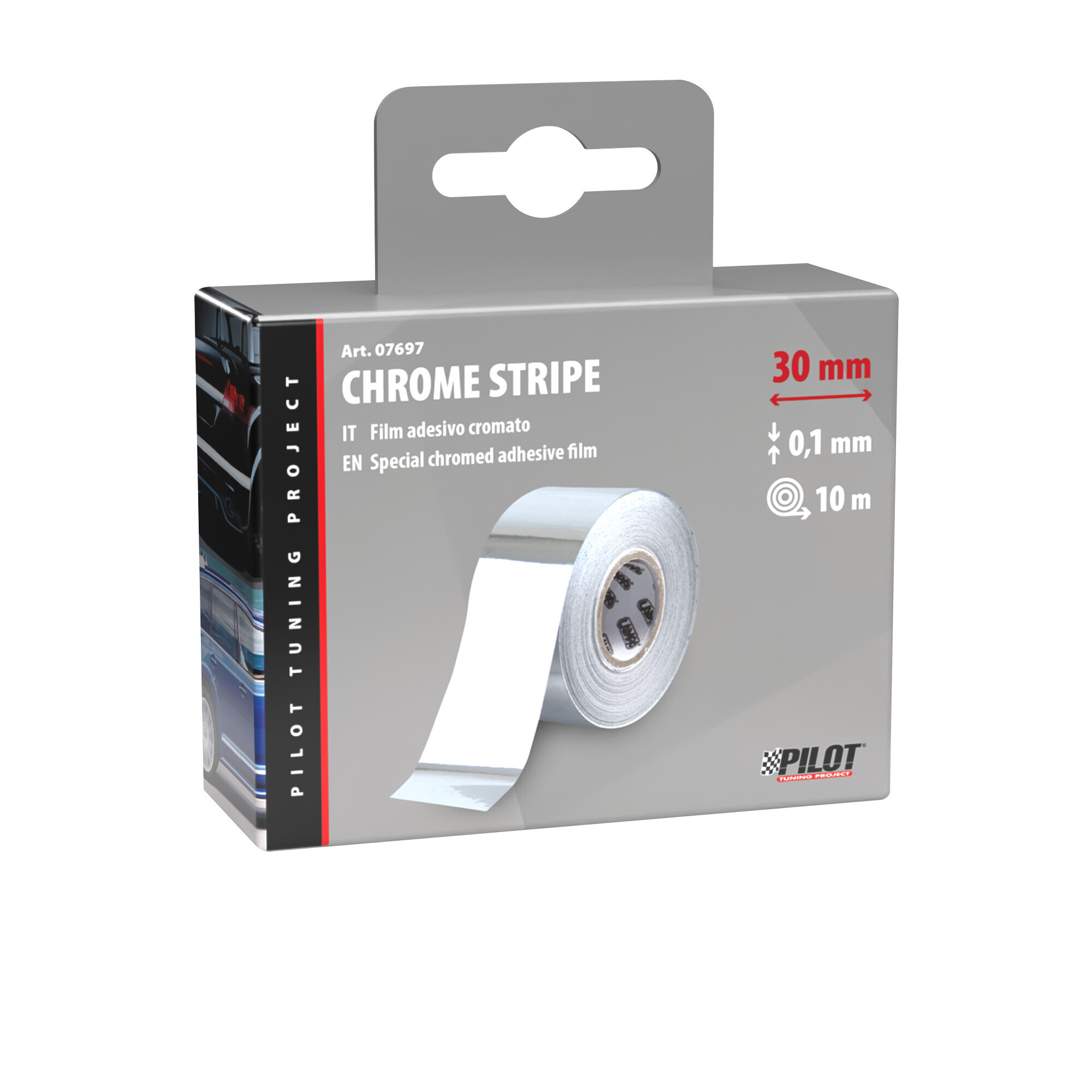 Maniac-Chrome Stripe - 10 m - 30 mm - immagine 2