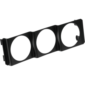 Pannello portastrumenti 3 fori (52 mm)