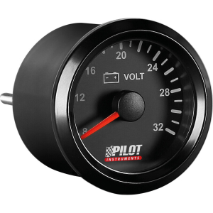 Black Analogue Gauge Series, Voltimetro - Ø 2” (52 mm)