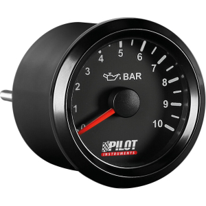 Black Analogue Gauge Series, Pressione olio - Ø 2” (52 mm)