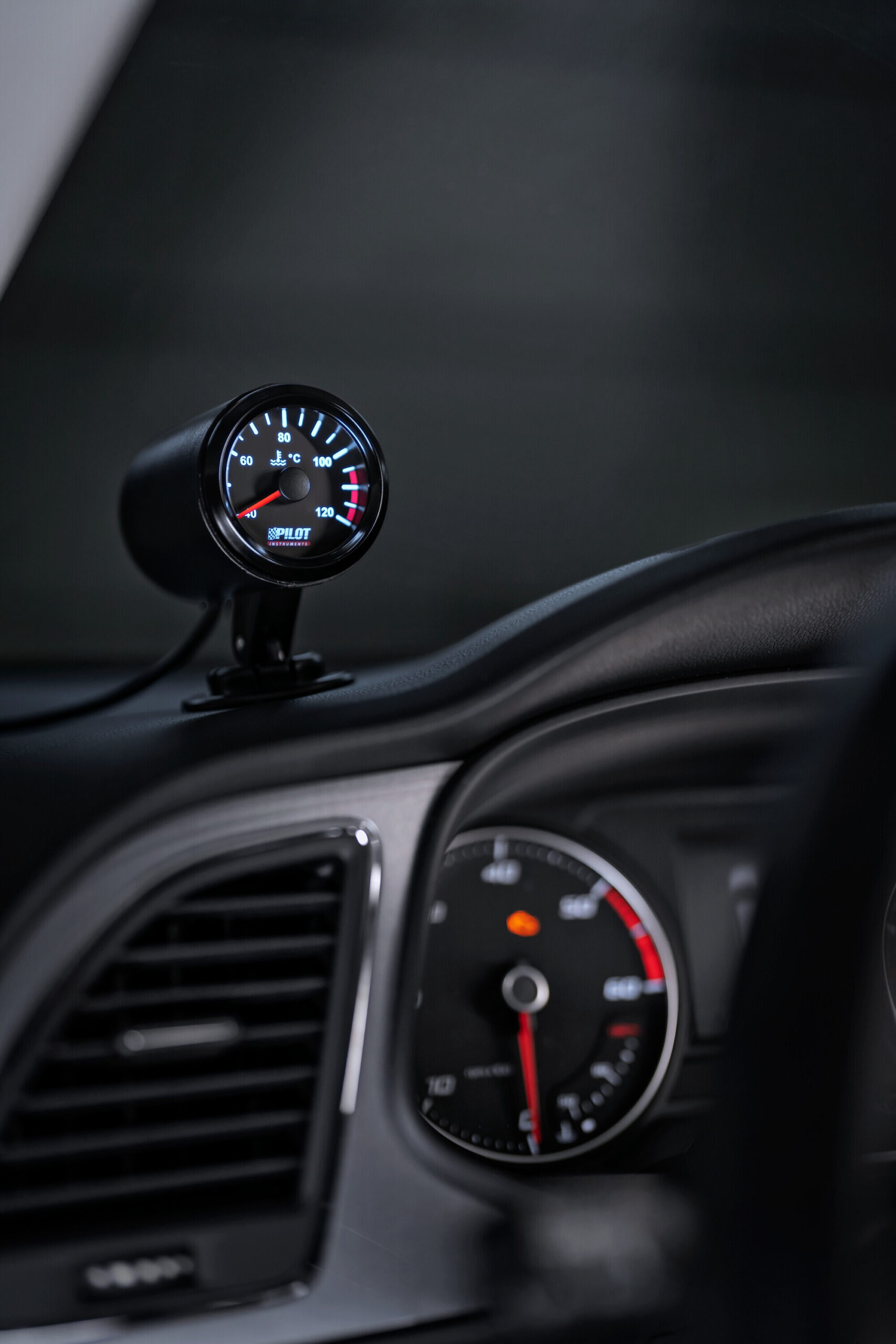 Black Analogue Gauge Series, Temperatura acqua - Ø 2” (52 mm) - immagine 2