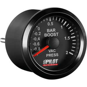 Black Analogue Gauge Series, Pressione turbo - Ø 2” (52 mm)