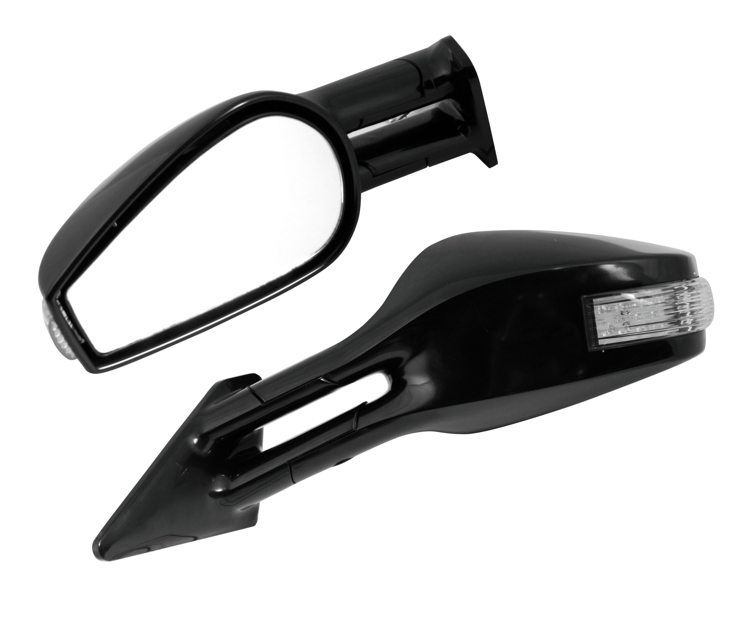 Race-6 Led, coppia specchi retrovisori esterni - Nero