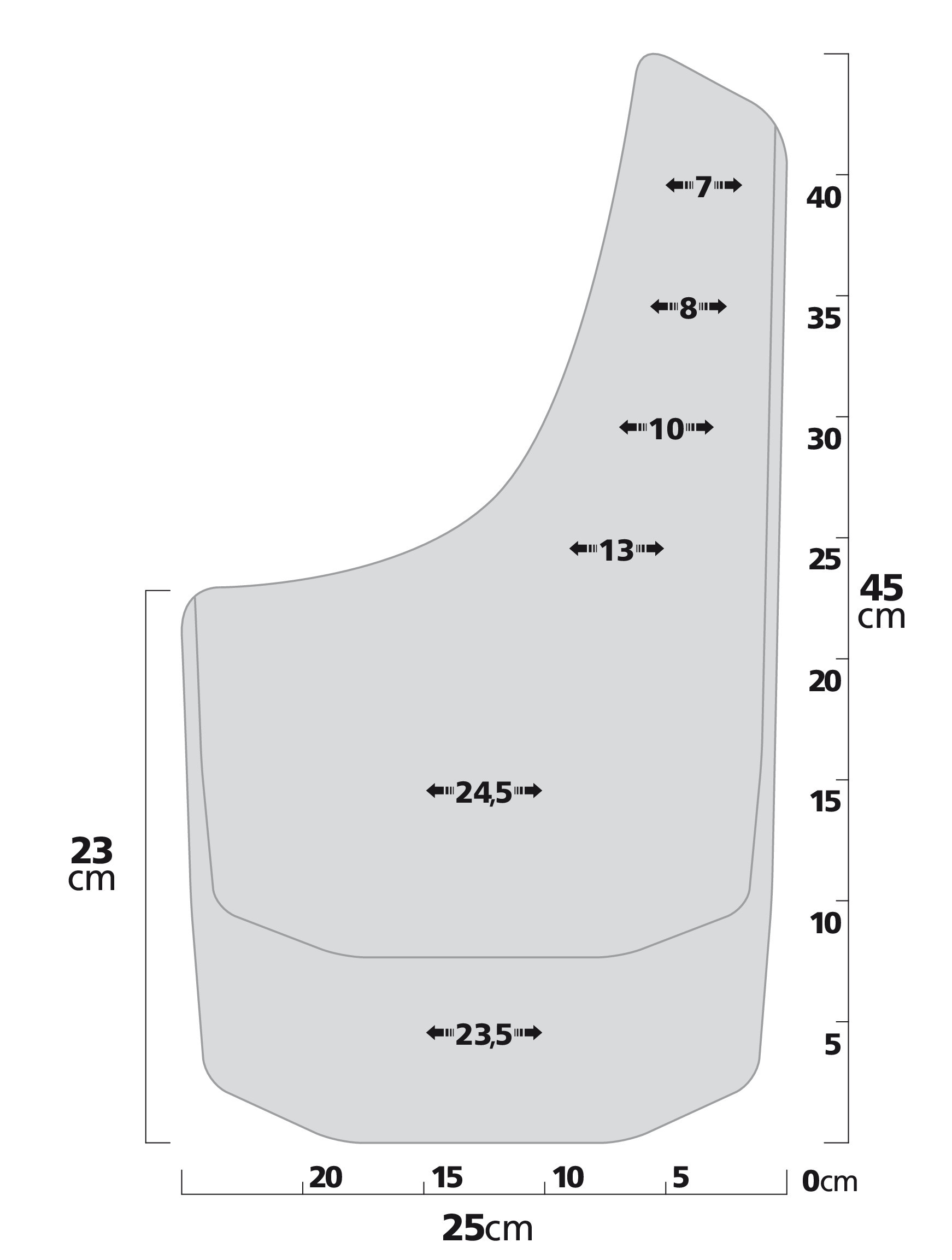 Splash-Guards Mud-Max, paraspruzzi per 4x4, furgoni, pick-up - Size 1 - immagine 5