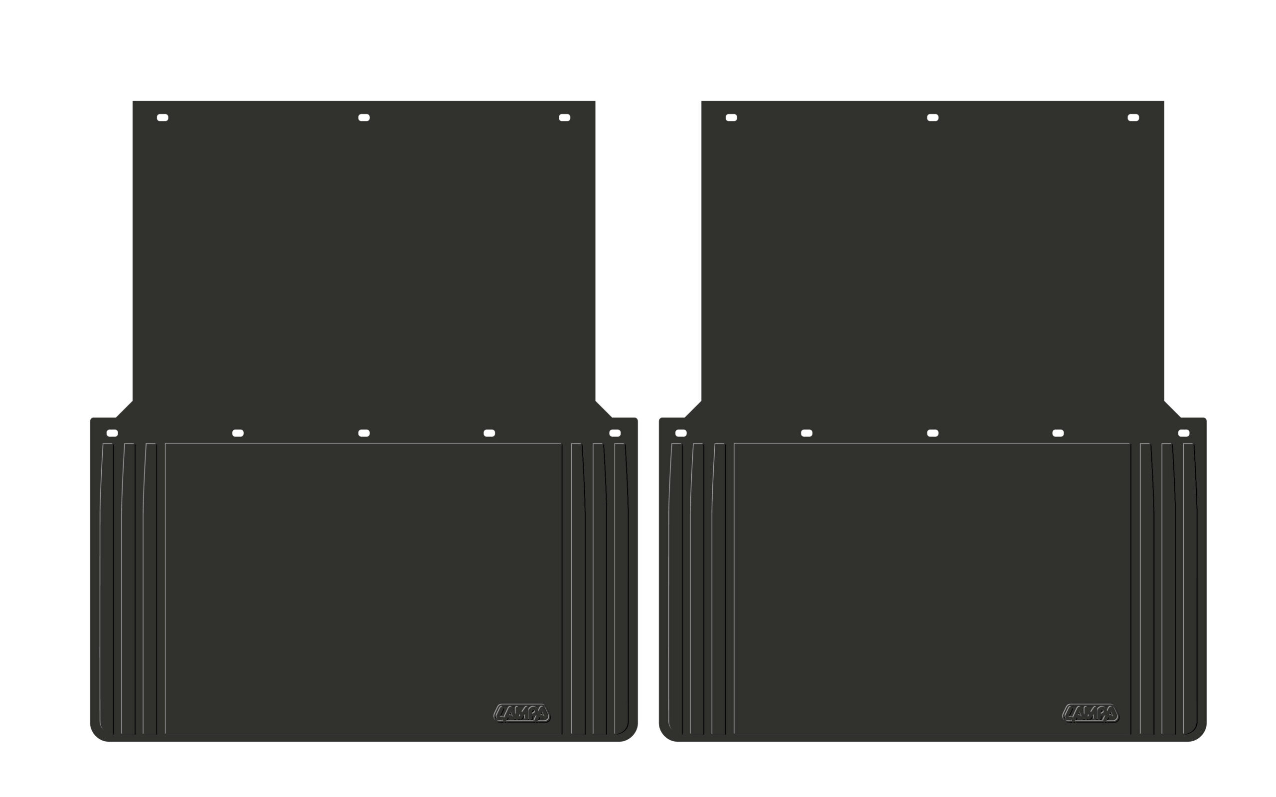 Coppia paraspruzzi omologati personalizzati - 60x70 cm - Stampa 3 colori - immagine 2