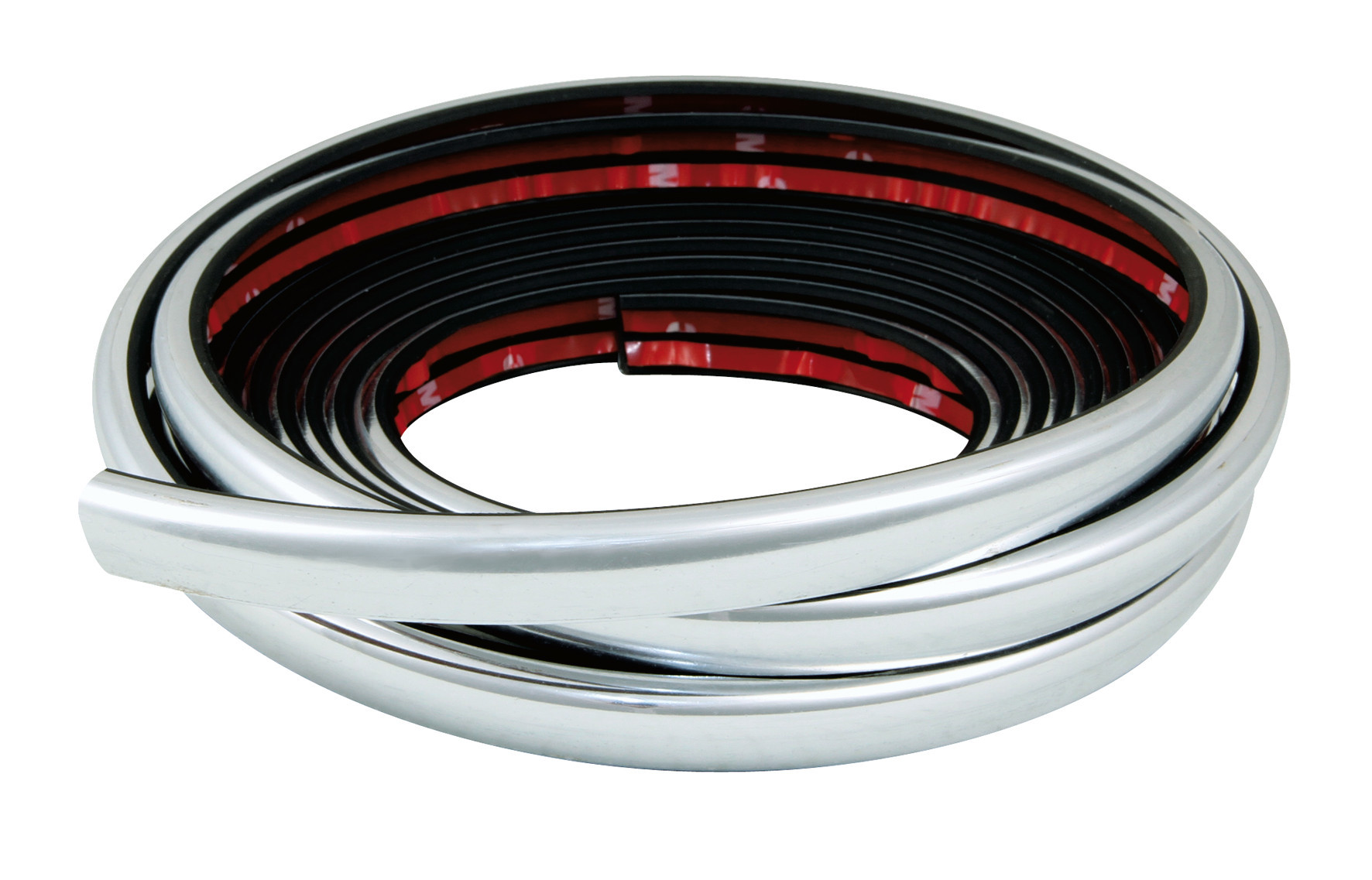 Fender-Trim, profilo adesivo angolare cromato - 5 m - 15 mm