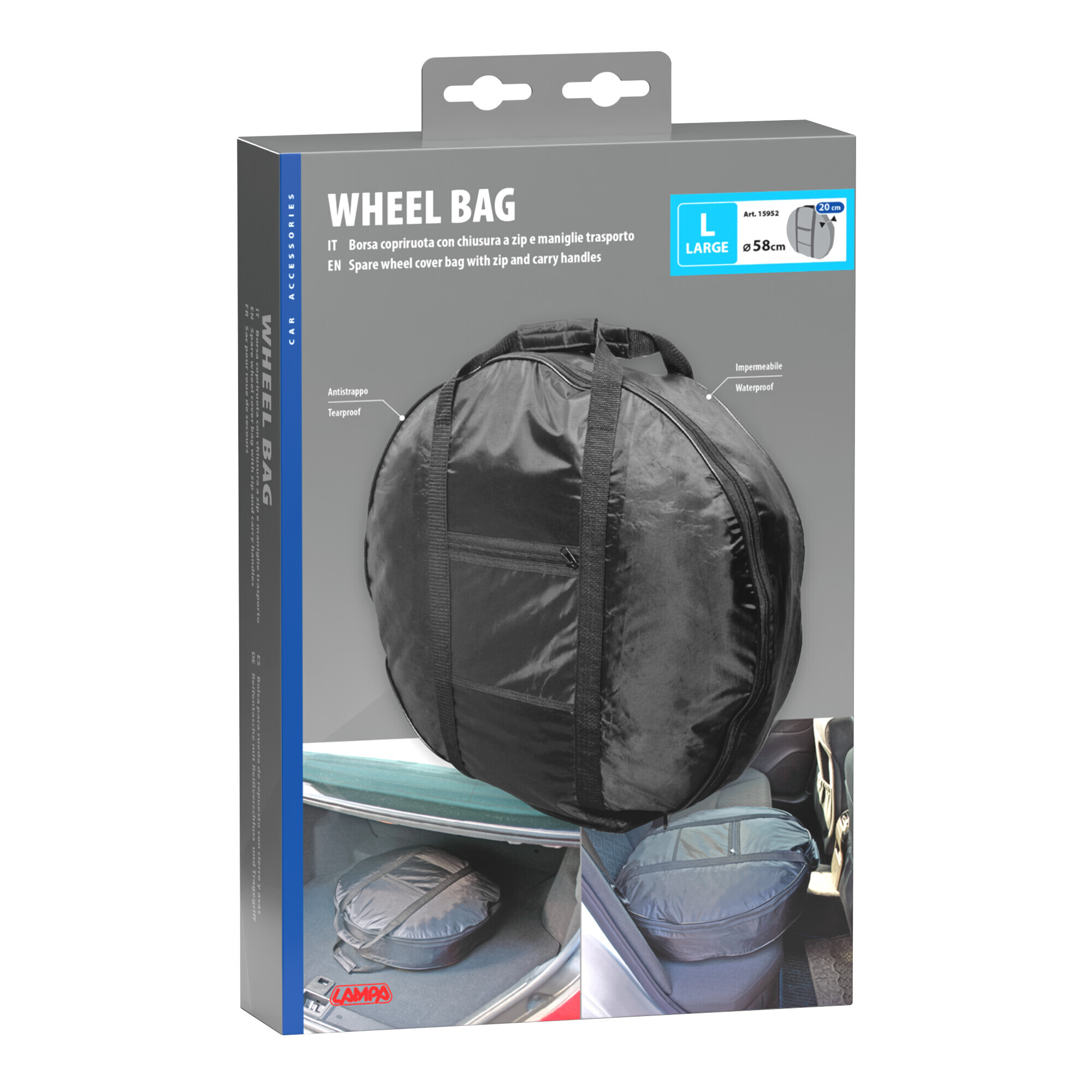 Wheel Bag, borsa copriruota di scorta - S - immagine 6