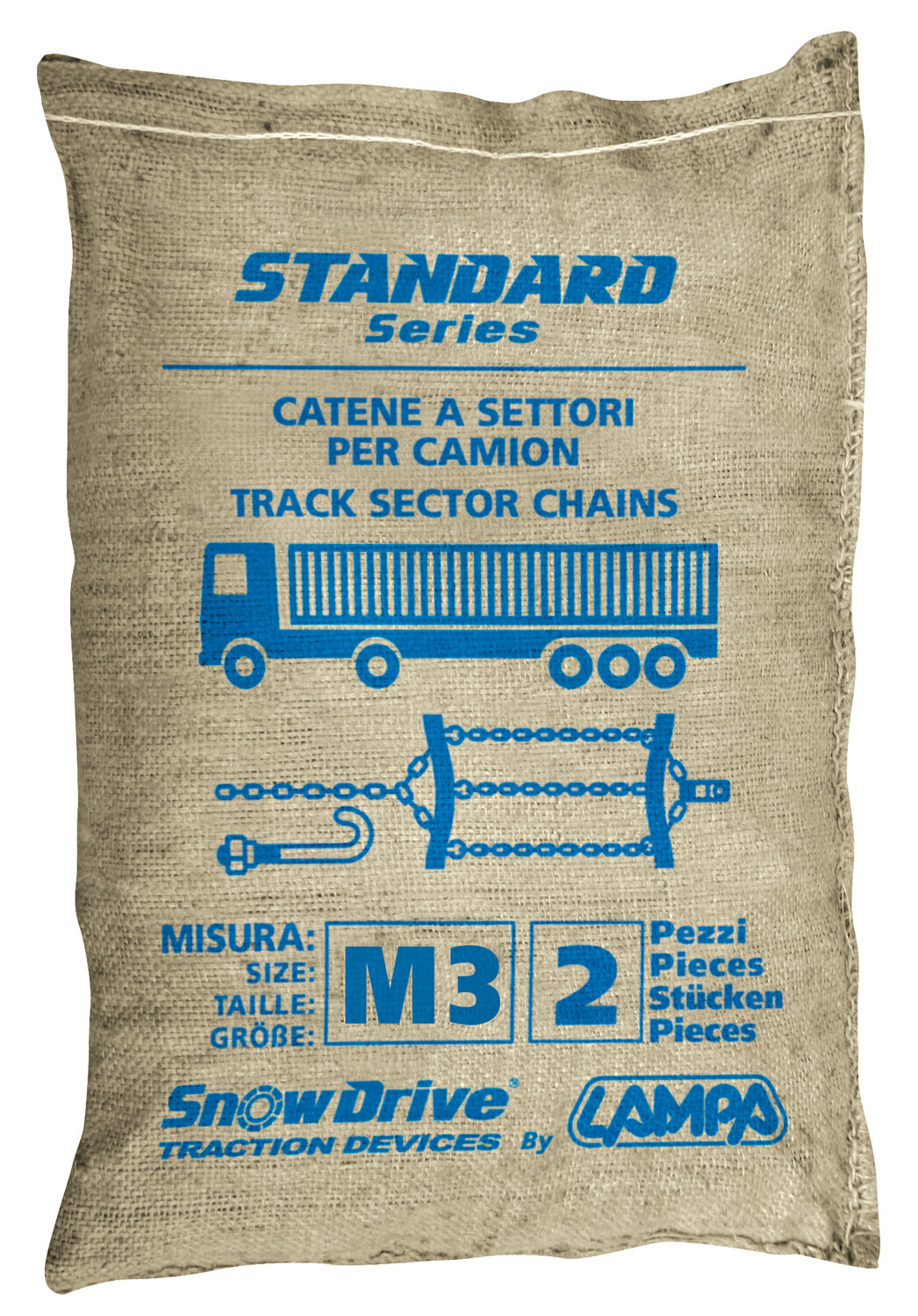 Catene a settori-cingoli per camion, serie Standard, 2 pz - M-3 - immagine 8