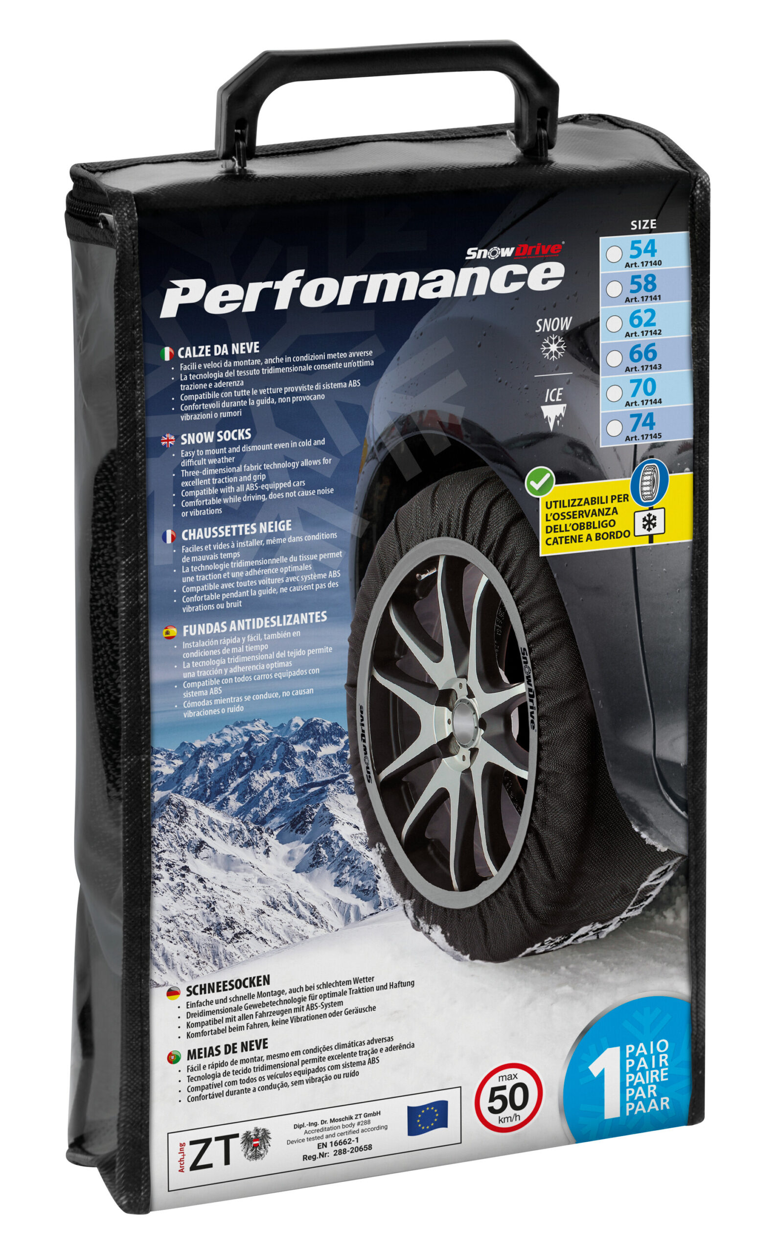 Performance, coppia di calze da neve per auto - SD62 - immagine 5