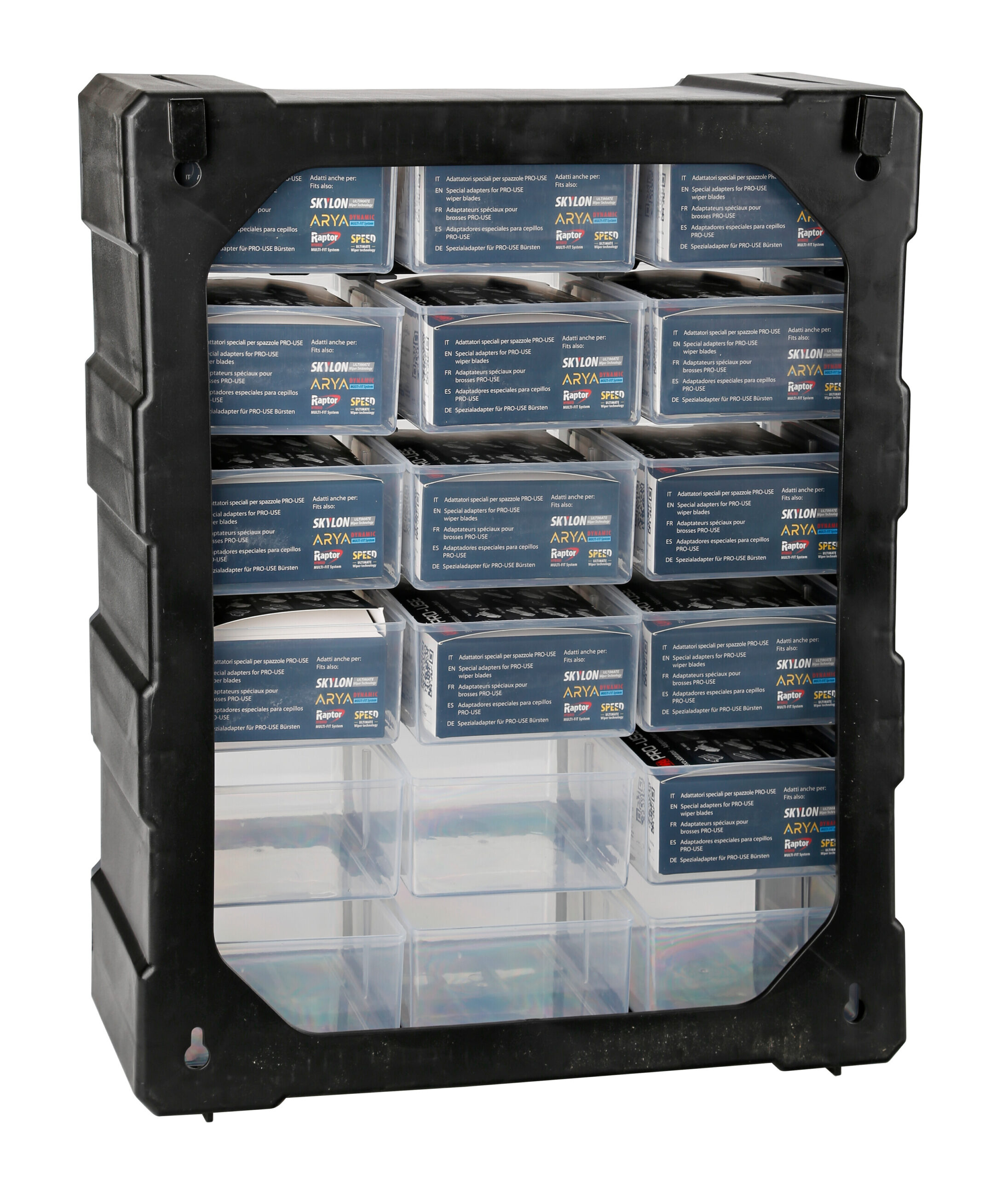 Dispenser a 18 cassetti con 130 adattatori - immagine 2