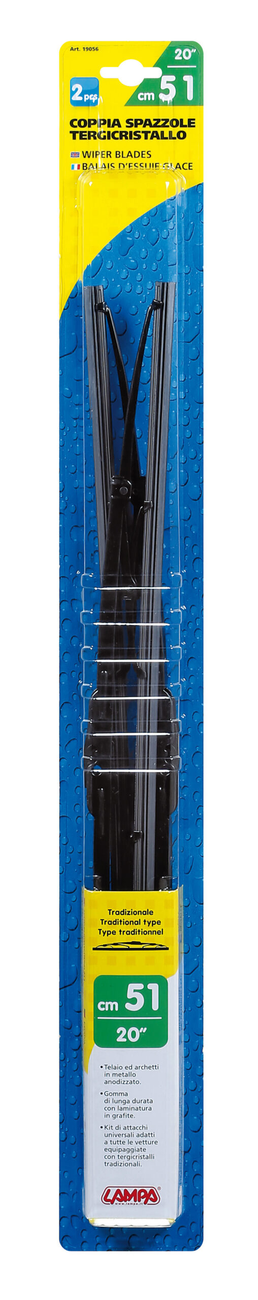 Standard, spazzole tergicristallo - 51 cm (20") - 2 pz - immagine 2