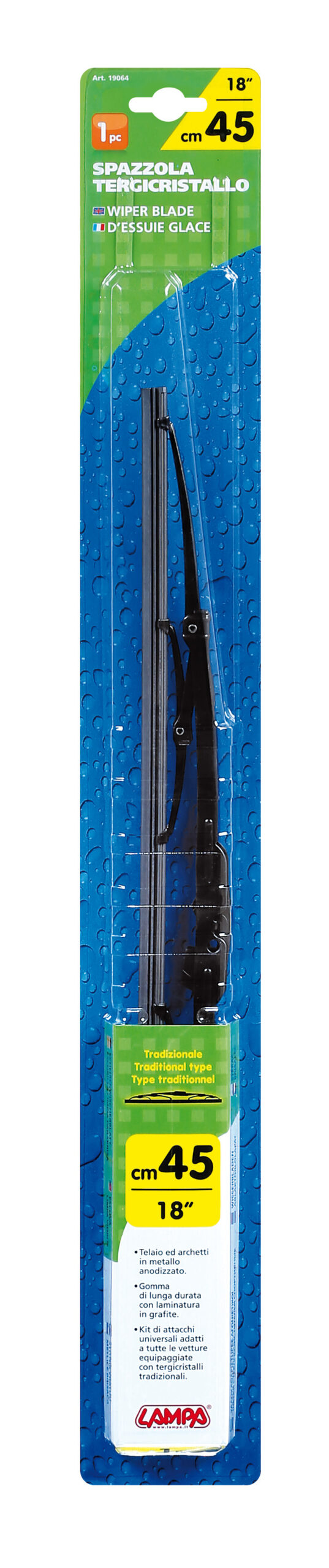 Standard, spazzola tergicristallo - 45 cm (18") - 1 pz - immagine 2