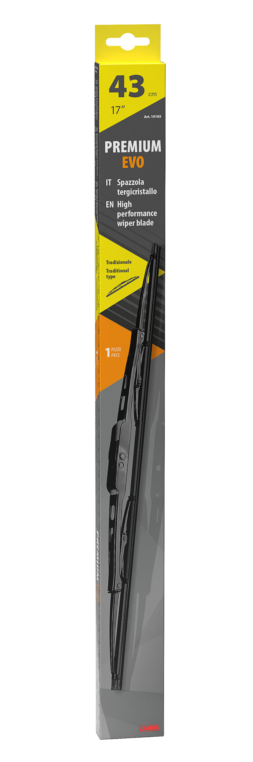 Premium Evo, spazzola tergicristallo - 43 cm (17") - 1 pz - immagine 2