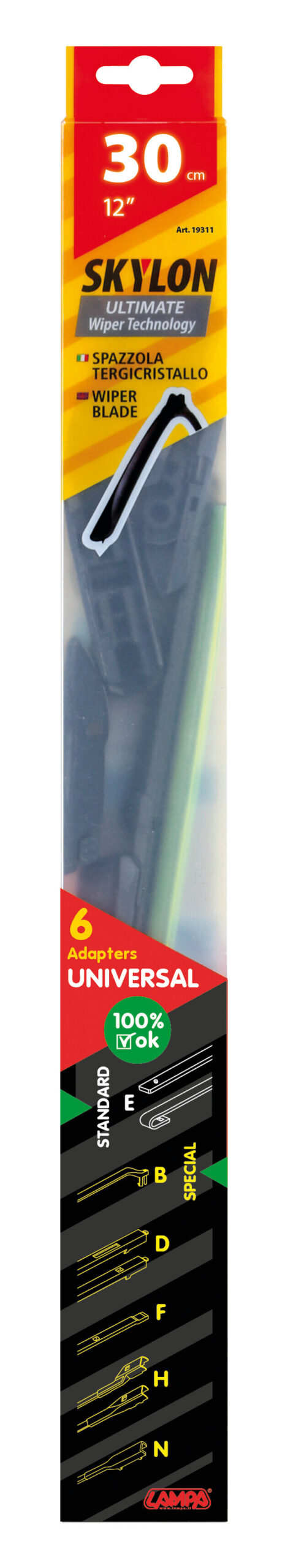 Skylon, spazzola tergicristallo - 30 cm (12") - 1 pz - immagine 4
