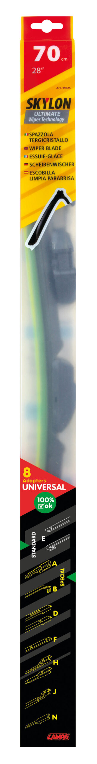 Skylon, spazzola tergicristallo - 70 cm (28") - 1 pz - immagine 3