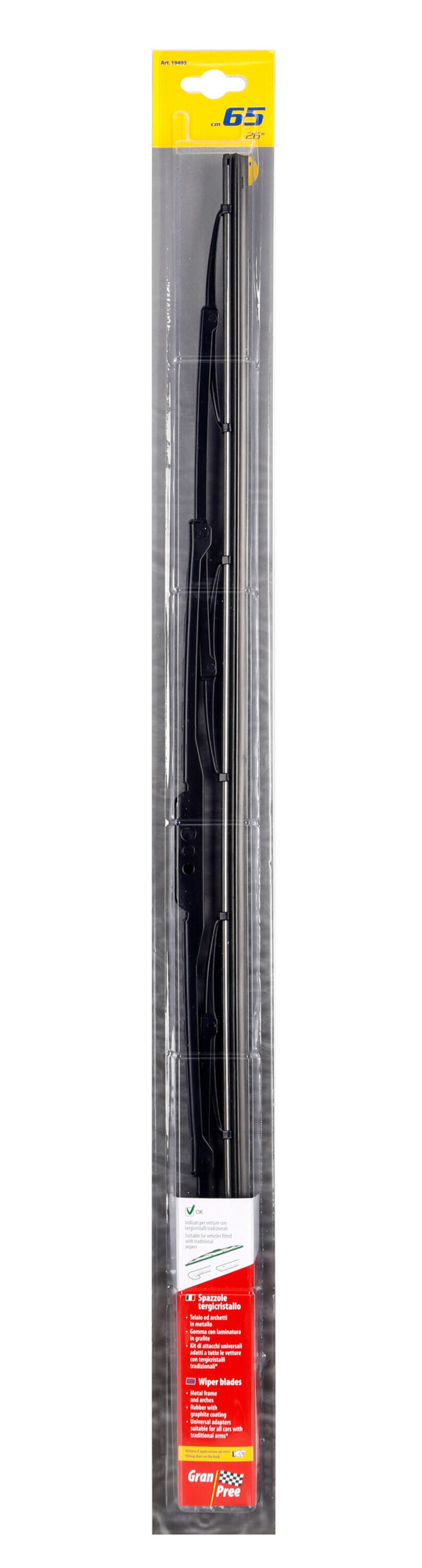 Gran-Pree, spazzola tergicristallo - 65 cm (26“) - 1 pz - immagine 2