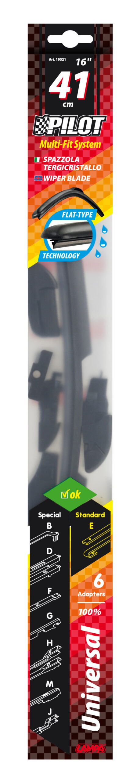 Pilot, spazzola tergicristallo - 41 cm (16") - 1 pz - immagine 3