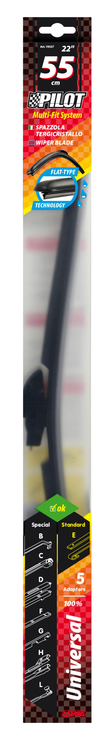 Pilot, spazzola tergicristallo - 55 cm (22") - 1 pz - immagine 3