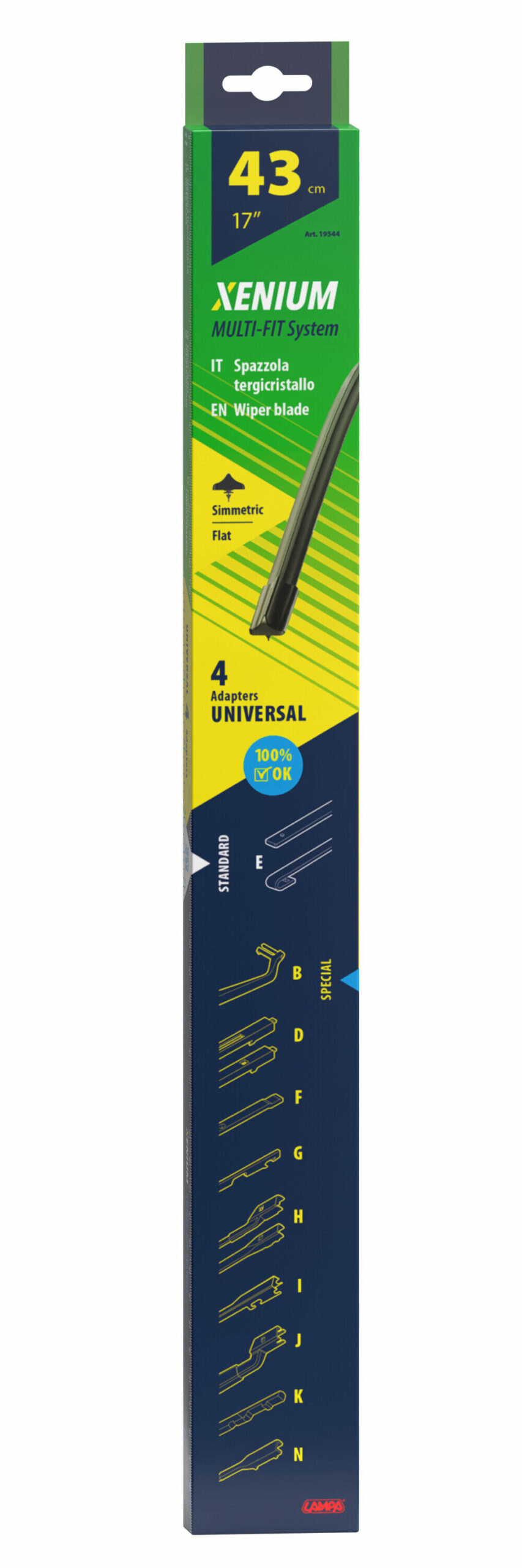 Xenium, spazzola tergicristallo - 43 cm (17") - immagine 4